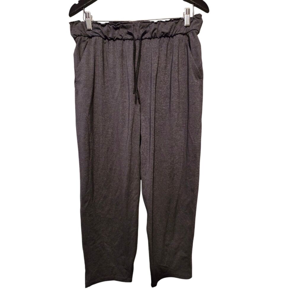 Lululemon On the Fly Pant Womens Sz 10 Heather Gray‎ Athleisure Comfort Stretch